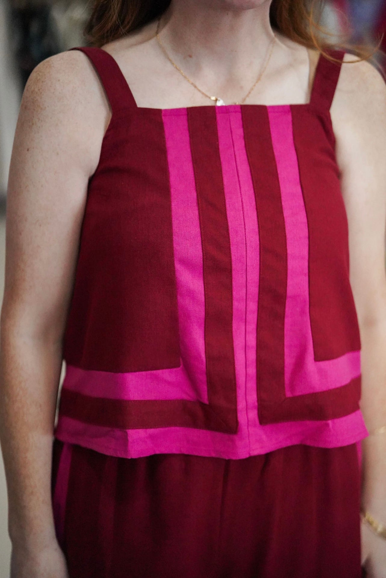 Burgundy Pant Set