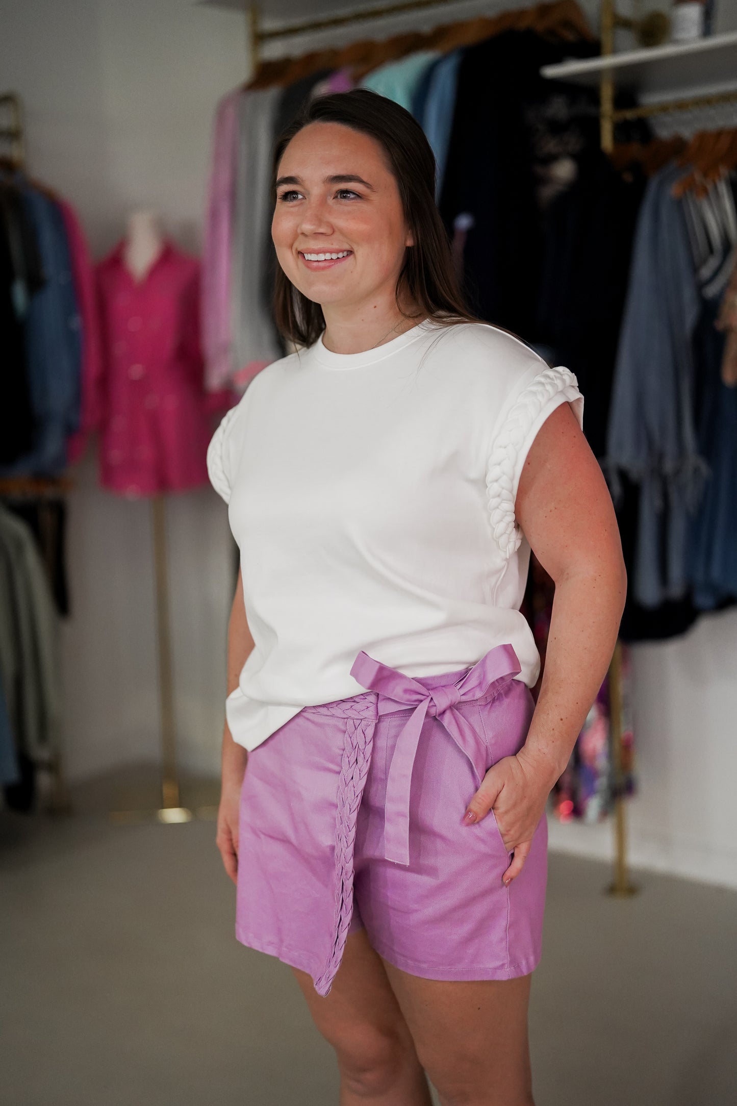 Courtney Lavender Skort