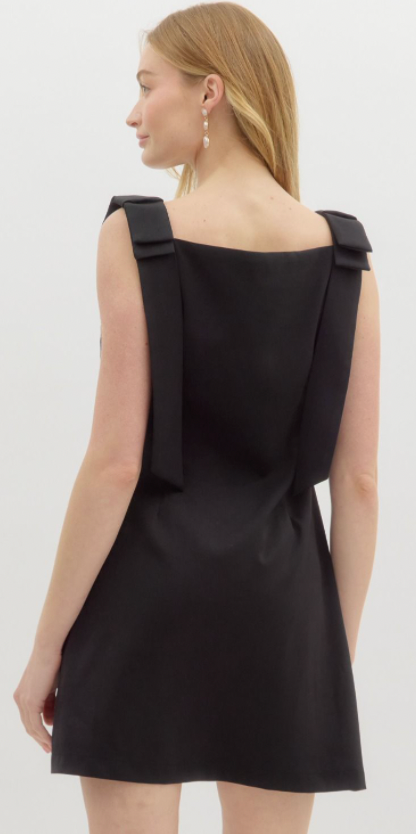 Kennedy Black Sleeveless Dress