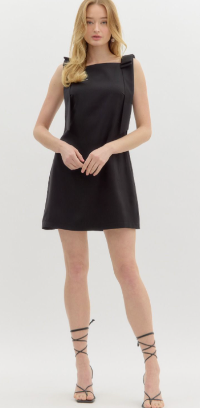 Kennedy Black Sleeveless Dress