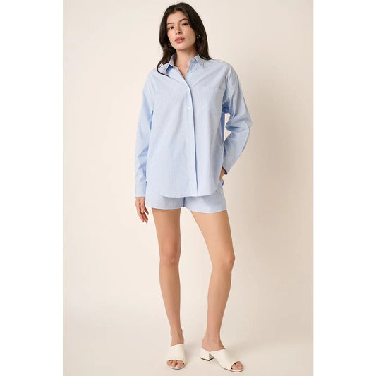 Meredith Blue Striped Set